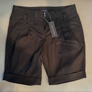 NWT French Connection Black Bermuda Shorts, 10